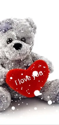 teddybear love Live Wallpaper