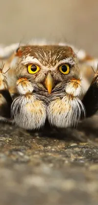 owl spider Live Wallpaper