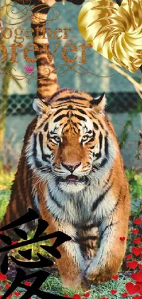 Bengal Tiger Siberian Tiger Plant Live Wallpaper
