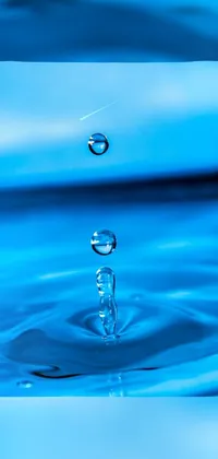 Water Liquid Blue Live Wallpaper free download