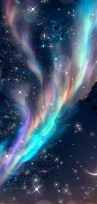 beautiful night sky Live Wallpaper