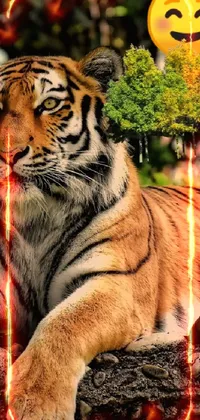 The power of tigers Live Wallpaper