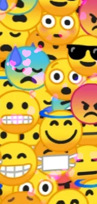  emoji moods Live Wallpaper