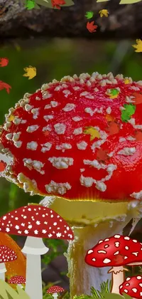 mushrooms Live Wallpaper