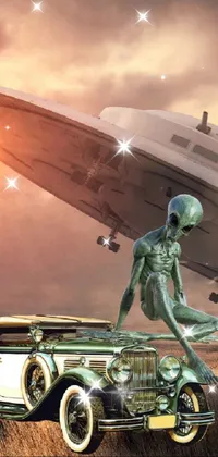 Aliens in the future  Live Wallpaper