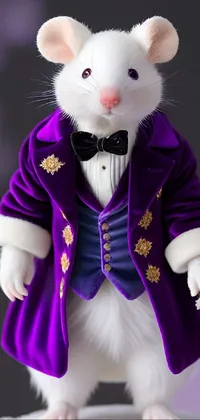 Purple Toy Textile Live Wallpaper