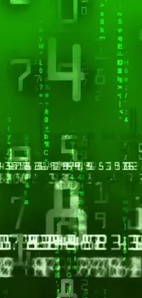Green Circuit Component Hardware Programmer Live Wallpaper