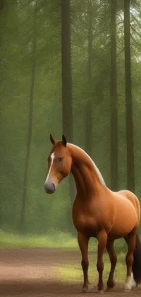 Horse Wood Liver Live Wallpaper