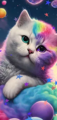 Cat Vertebrate Light Live Wallpaper - free download