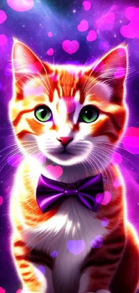 Cat Vertebrate Light Live Wallpaper - free download