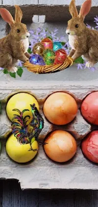 egg and egg Live Wallpaper
