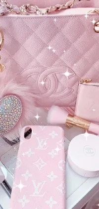 Download Pink Louis Vuitton iPhone Wallpaper