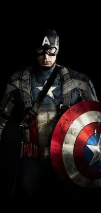 Shield Captain America Glove Live Wallpaper