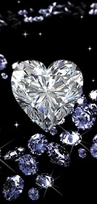 Diamond Heart  Live Wallpaper