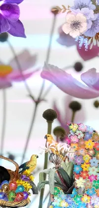 Flowers and cats! Live Wallpaper