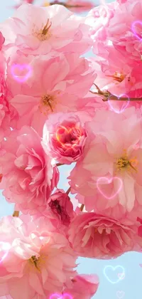Pinky Roses Live Wallpaper