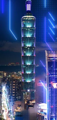 Building Skyscraper Light Live Wallpaper