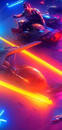 Light Automotive Lighting Purple Live Wallpaper