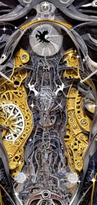 Clock Facade Art Live Wallpaper