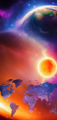 world in cosmos Live Wallpaper