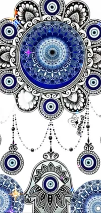 White Blue Azure Live Wallpaper