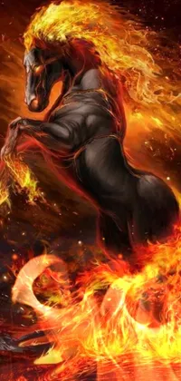 Fire Horse  Live Wallpaper