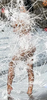 Twig People In Nature Art Live Wallpaper