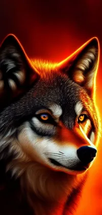 Head Red Fox Eye Live Wallpaper