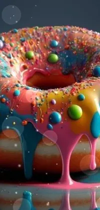 Food Doughnut Ingredient Live Wallpaper