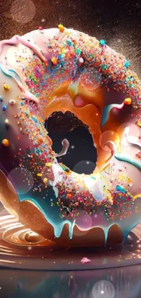Food Doughnut Ingredient Live Wallpaper