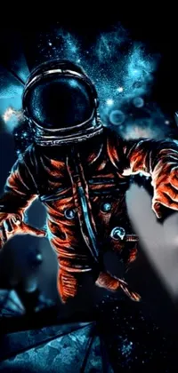 Flash Photography Cool Astronaut Live Wallpaper