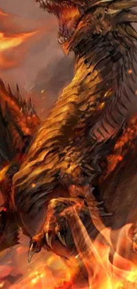 Dragon Firewall  Live Wallpaper