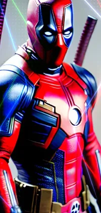 Toy Red Electric Blue Live Wallpaper