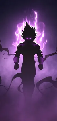 Dragon Ball Goku Purple Wallpapers - Goku Wallpapers for iPhone