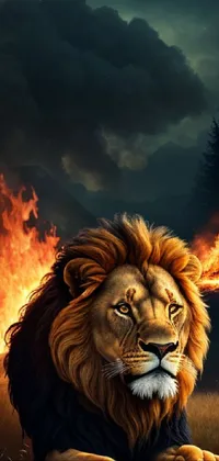 Felidae Masai Lion Carnivore Live Wallpaper - free download