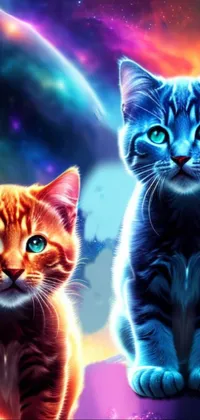 Cat Vertebrate Light Live Wallpaper - free download