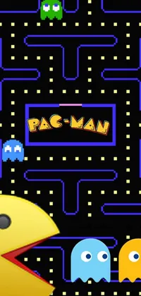 Download PacMan AMOLED Wallpaper 4K for Phone