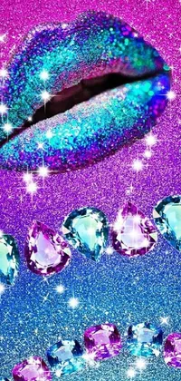 Glitter lips and diamonds live wallpaper  Free download and software  reviews  CNET Download