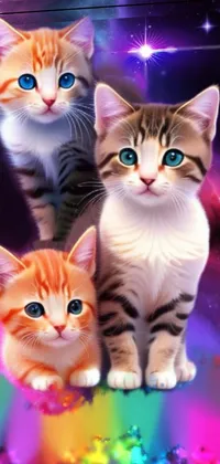 Cat Vertebrate Light Live Wallpaper - free download