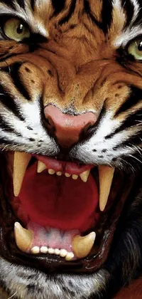 Nose Siberian Tiger Photograph Live Wallpaper