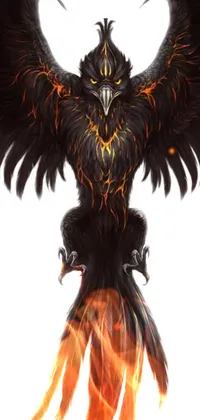 Bird White Light Live Wallpaper
