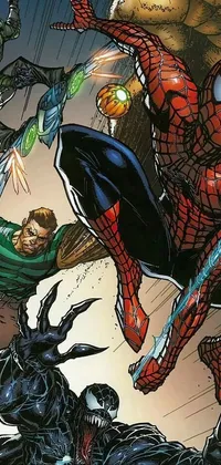 Cartoon Art Spider-man Live Wallpaper