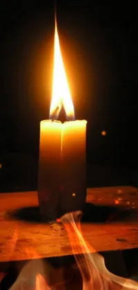Candle Wax Fire Live Wallpaper