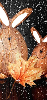 Brown Rabbit Rabbits And Hares Live Wallpaper