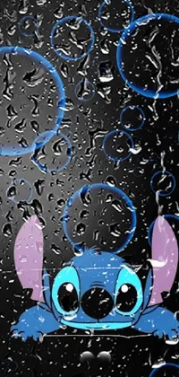 Azure Black Organism Live Wallpaper