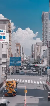 Sky Building Cloud Live Wallpaper
