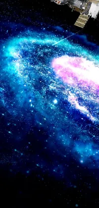 Liquid Blue Nebula Live Wallpaper