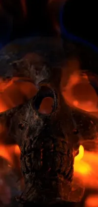 Orange Flame Heat Live Wallpaper