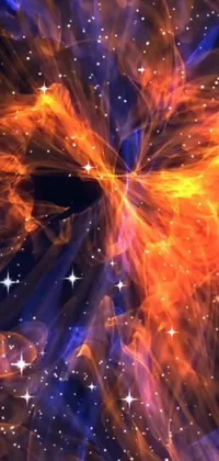 Water Fireworks Purple Live Wallpaper