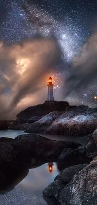 Sky Atmosphere Lighthouse Live Wallpaper